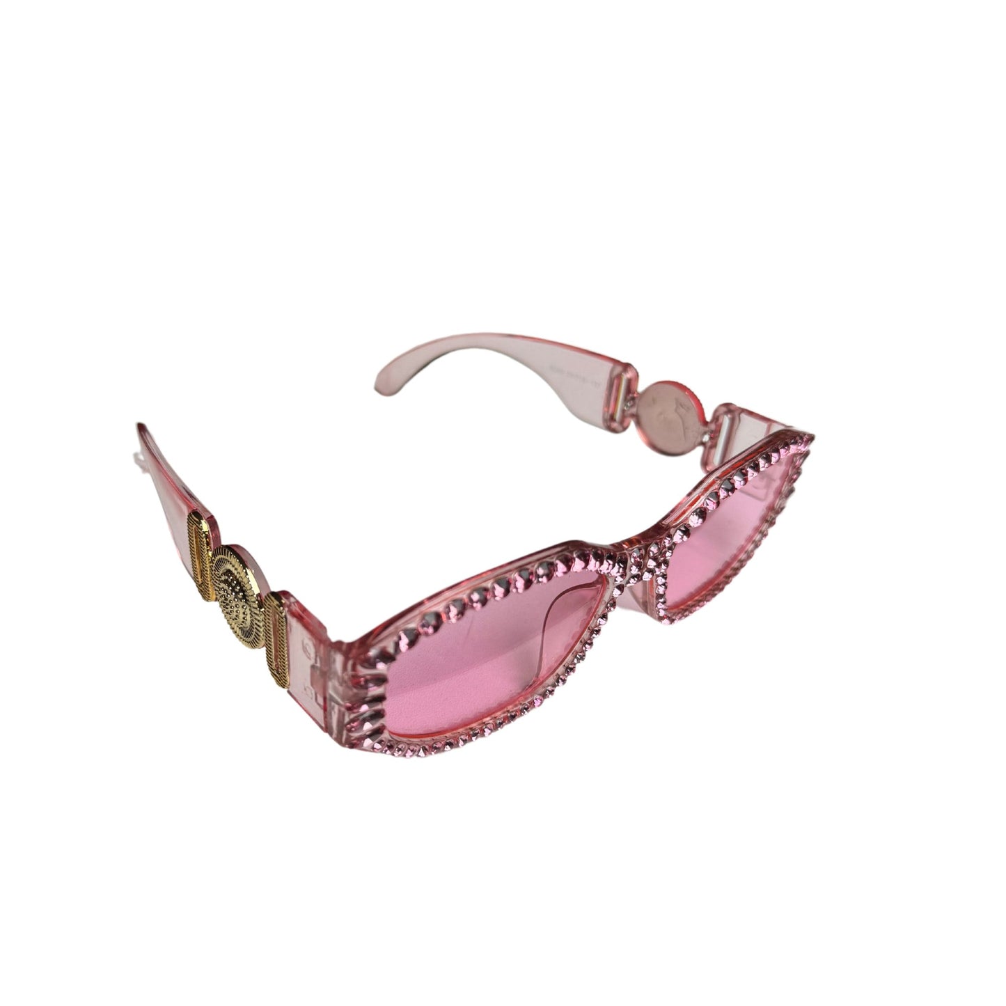 WEIRD GOLD FRAME SUNGLASSES