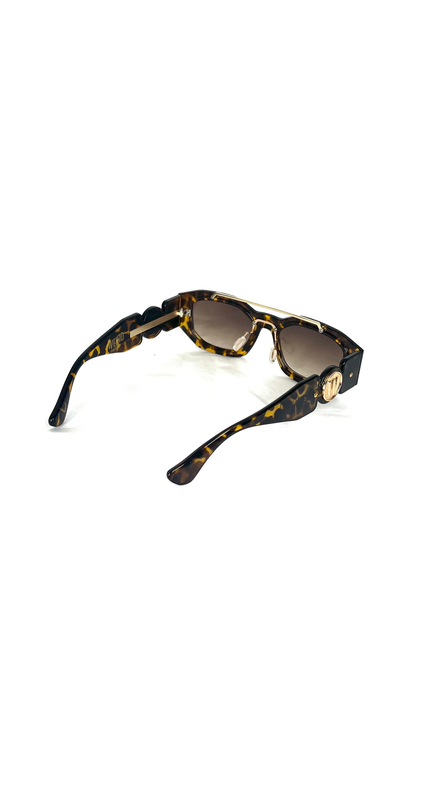 WEIRD GOLD FRAME SUNGLASSES