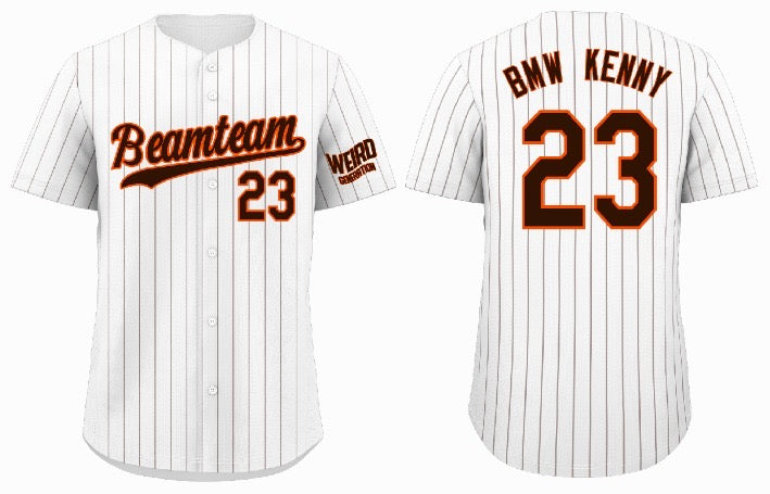 BEAMTEAM Throwback Baseball jersey