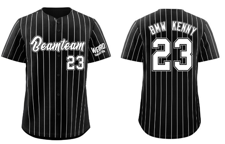 BEAMTEAM Throwback Baseball jersey