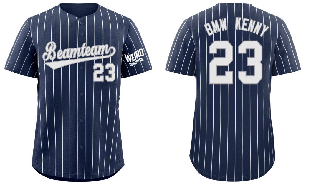 BEAMTEAM Throwback Baseball jersey