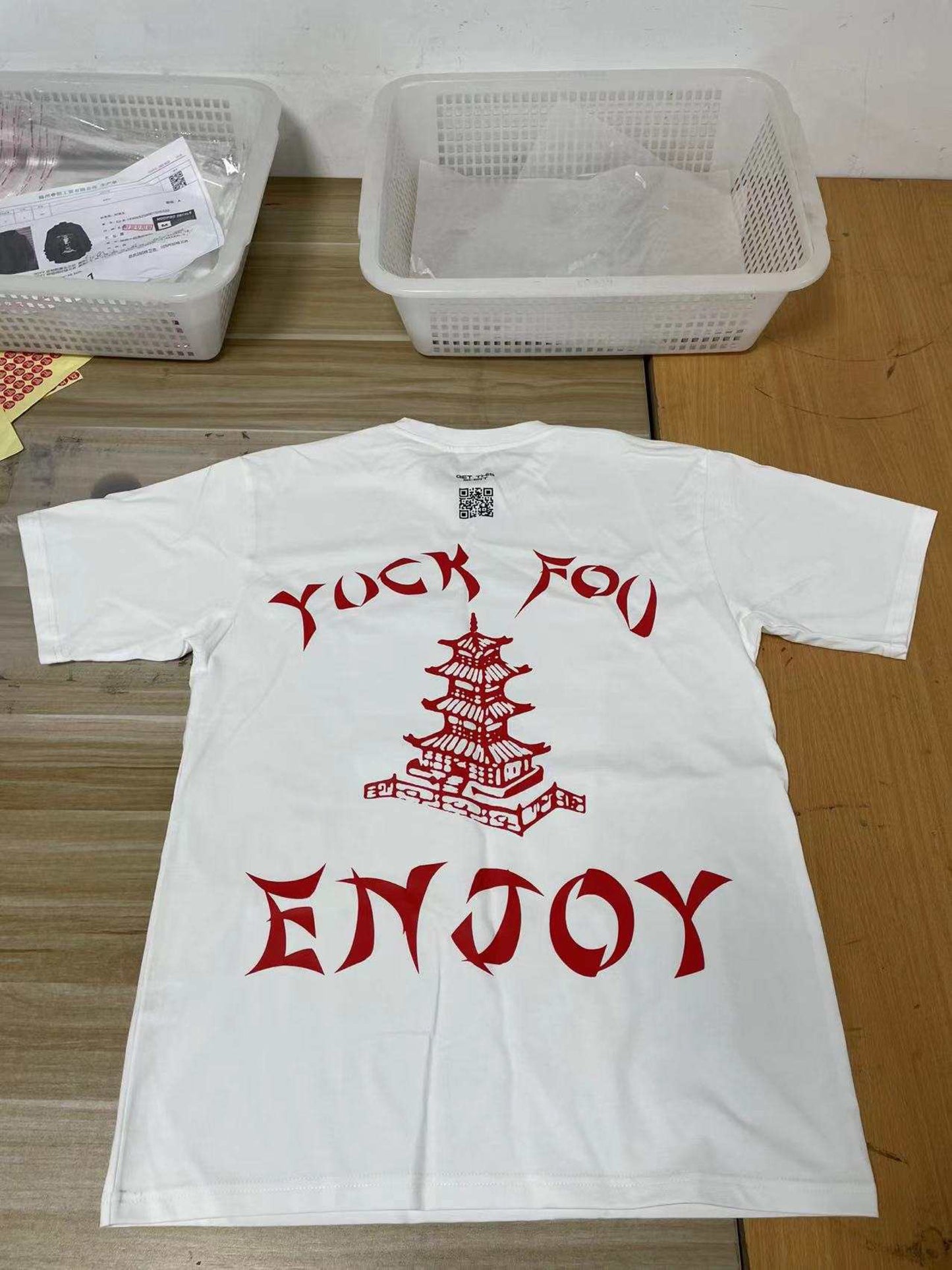 YUCK FOU, ENJOY ALBUM MERCH OVERSIZED TEE