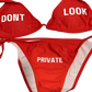 “ DONT LOOK” PRIVATE BIKINI