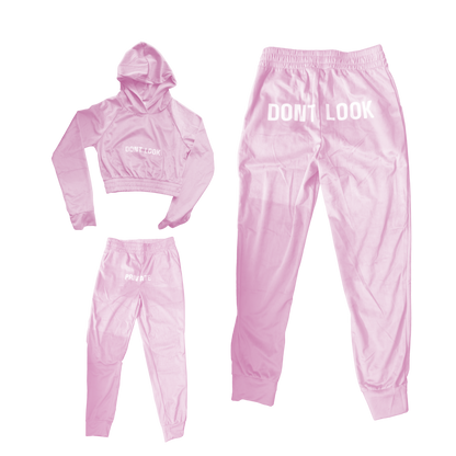 The Private Cropped Jogger Set