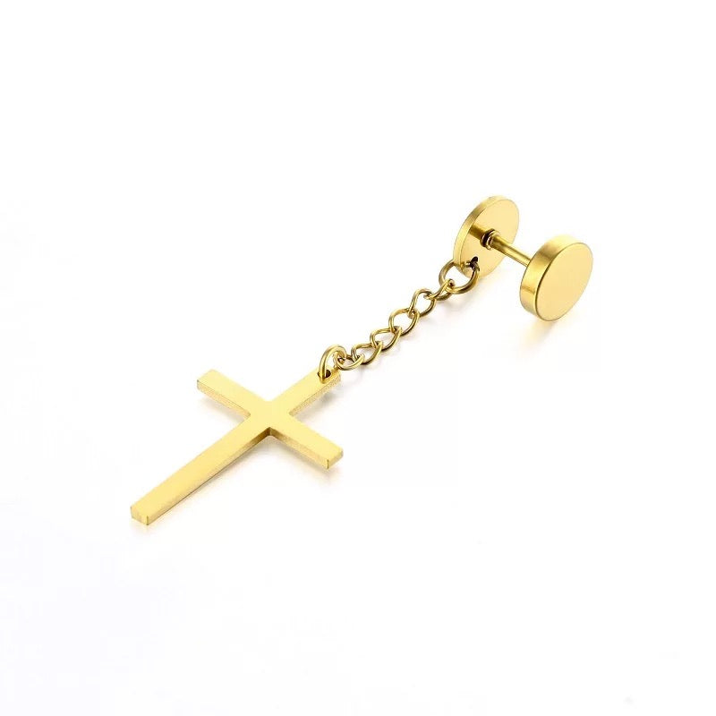 Cross DANGLE Earrings(PAIR)